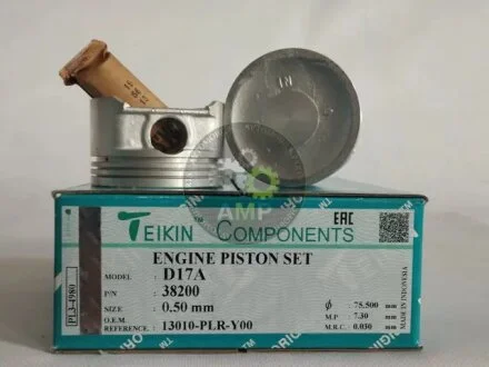 Поршни ремонт (+0.50мм) (к-кт на мотор) HONDA D17A TEIKIN 38200050
