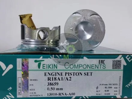 Поршни ремонт (+0.50мм) (к-кт на мотор) R18A Honda Civic, FR-V TEIKIN 38659050
