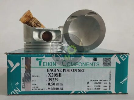Поршни ремонт +0.50мм (комплект на мотор) GM Opel X20SE/X22/C20/C22 TEIKIN 39229050