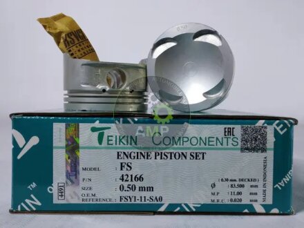Поршни +0.50mm (к-кт на мотор) Mazda FS TEIKIN 42166050