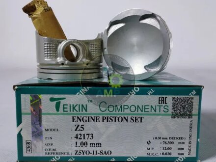 Поршни ремонт (+1.00мм) (к-кт на мотор) Mazda 323 Z5 TEIKIN 42173100