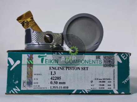 Поршни ремонт (+0.50мм) (к-кт на мотор) Mazda 2.3 (L3) TEIKIN 42205050