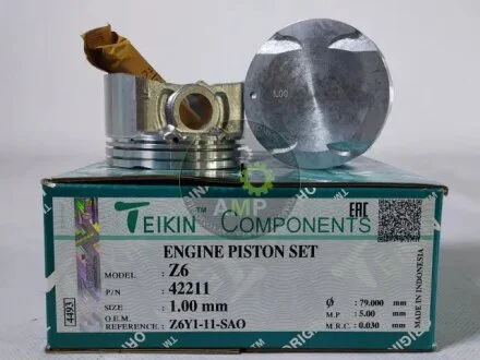 Поршни +1.00mm (к-кт на мотор) Mazda 3 двигатель Z6 1,6L TEIKIN 42211100