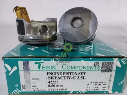 Поршни ремонт (+0.50мм) (к-кт на мотор) Mazda Skyactiv-G 2.5L TEIKIN 42223050