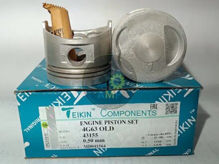 Поршни ремонт (+0.50мм) (к-кт на мотор) Mitsubishi 4G63 OLD TEIKIN 43155050