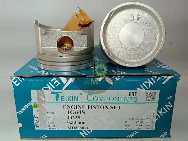 Поршни ремонт (+0.50мм) (к-кт на мотор) Mitsubishi 4G64S TEIKIN 43225050 (фото 1)