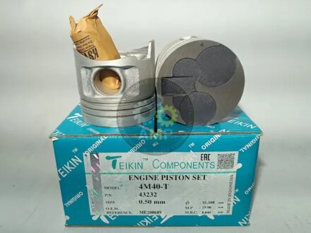 Поршни ремонт (+0.50мм) (к-кт на мотор) Mitsubishi 2.8TD 4M40T TEIKIN 43232050
