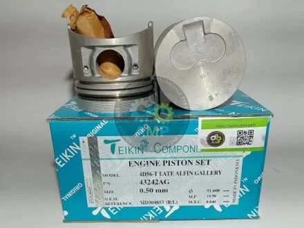 Поршни +0.50mm(к-кт на мотор) 4D56T/D4BH Mitsubishi Pajero,L200,L300/Hyundai H100,H1,Galloper, Pregi TEIKIN 43242AG050