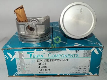 Поршни ремонт (+0.50мм) (к-кт на мотор) Mitsubishi 4G94 TEIKIN 43288050