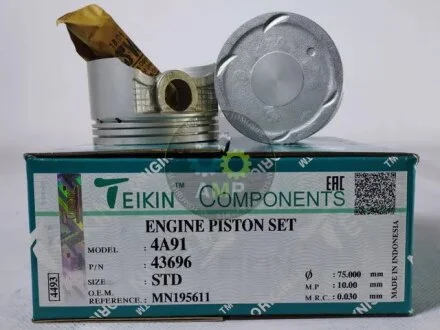 Поршни STD (к-кт на мотор) Mitsubishi Lancer 1.5L (4A91) TEIKIN 43696STD