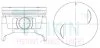 Поршни ремонт +0.50mm(к-кт на мотор) Nissan VG30E TEIKIN 44277050 (фото 1)