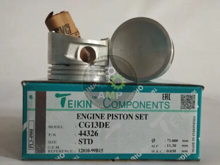 Поршни стандарт (STD) (к-кт на мотор) Nissan CG13DE Micra K11 TEIKIN 44326STD