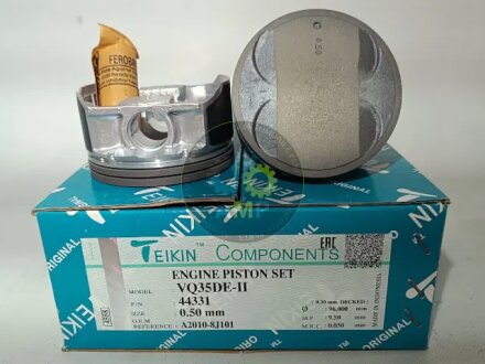 Поршни +0.50mm (к-кт на мотор) VQ35DE Nissan Z350,Teana J31,Z50/Infiniti FX35,G35 TEIKIN 44331050