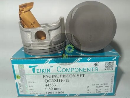Поршни ремонт (+0.50мм) (к-кт на мотор) Nissan QG18DE-II TEIKIN 44333050