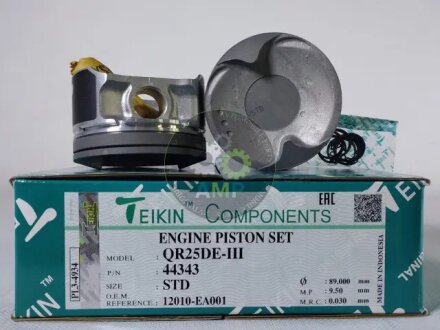 Поршни стандарт (STD) (к-кт на мотор) Nissan QR25DE-III TEIKIN 44343STD