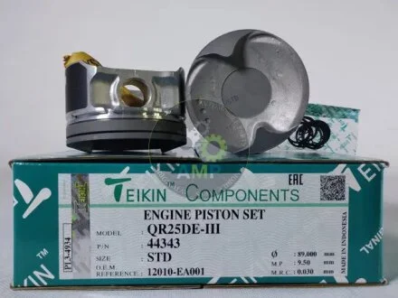 Поршни стандарт (STD) (к-кт на мотор) Nissan QR25DE-III TEIKIN 44343STD