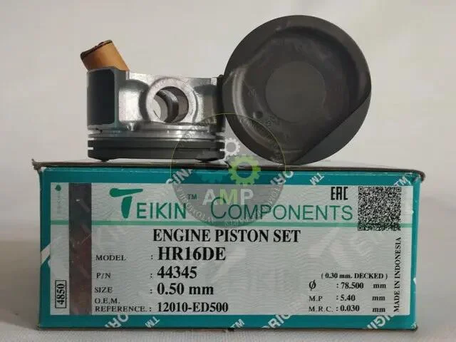 Поршни ремонт (+0.50мм) (к-кт на мотор) Nissan HR16DE TEIKIN 44345050 (фото 1)