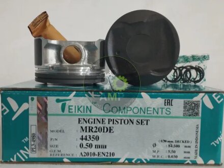 Поршни +0.50mm (к-кт на мотор) MR20DE Nissan Qashqai, X-Trail T31 TEIKIN 44350050