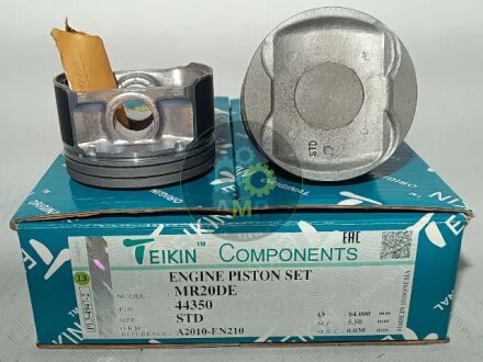 Поршни STD (к-кт на мотор) MR20DE Nissan Qashqai, X-Trail T31 TEIKIN 44350STD