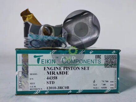 Поршни стандарт (к-кт на мотор) Nissan MRA8DE TEIKIN 44358STD