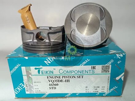 Поршни STD (к-кт 6шт)1.2*1.2*2 VQ35DE Nissan Murano US,QX60,Pathfinder,Altima,Teana TEIKIN 44360STD