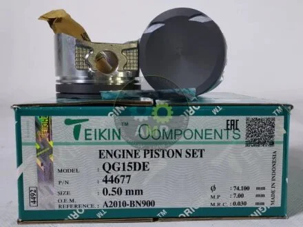 Поршни ремонт (+0.50мм) (к-кт на мотор) Nissan QG15DE TEIKIN 44677050