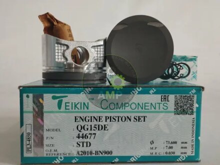 Поршни стандарт (STD) (к-кт на мотор) Nissan QG15DE TEIKIN 44677STD