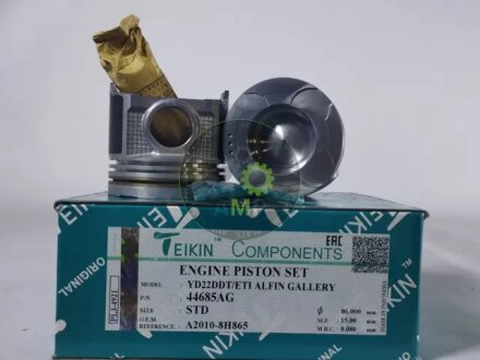 Поршни стандарт (STD) (к-кт на мотор) NISSAN YD22DDT ETI Alfin Gallery TEIKIN 44685AGSTD