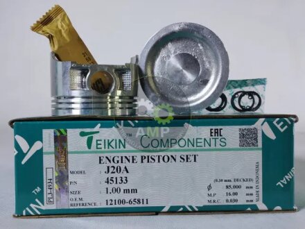 Поршни +1.00mm (к-кт на мотор) Suzuki Grand Vitara J20A до 2005г TEIKIN 45133100