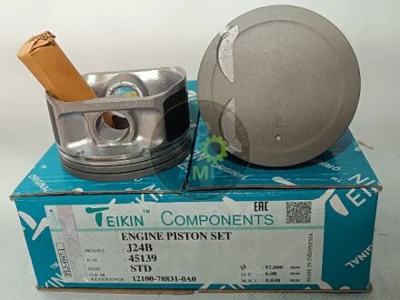 Поршни стандартные 92mm, к-кт на мотор Suzuki Grand Vitara J24B, Kizashi TEIKIN 45139STD