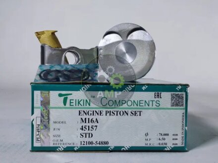 Поршни двигателя STD (к-кт на мотор) (1*1*2) M16A Suzuki AKK416 TEIKIN 45157STD