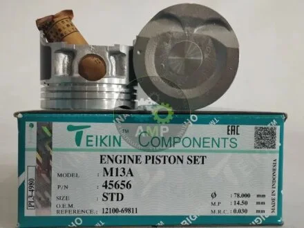 Поршни двигателя STD, к-кт на мотор Suzuki M13A Jimny,Liana,Swift TEIKIN 45656STD