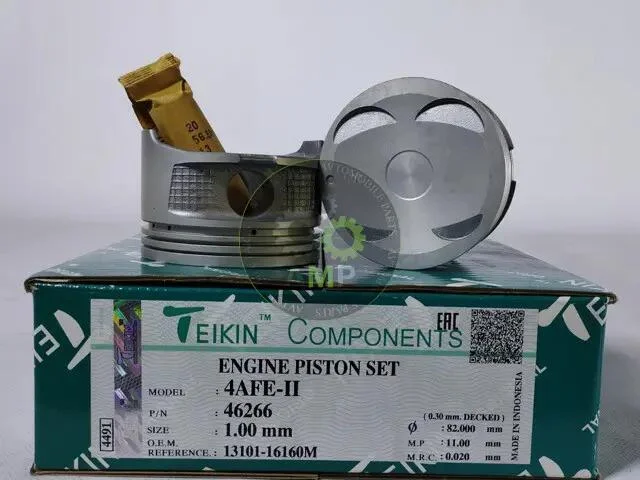 Поршни ремонт (+1.00мм) (к-кт на мотор) Toyota 4A-FE-II TEIKIN 46266100 (фото 1)