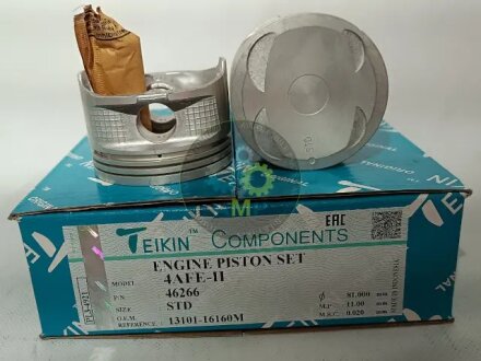 Поршни стандарт (STD) (к-кт на мотор) Toyota 4A-FE-II TEIKIN 46266STD
