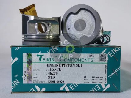 Поршни стандарт (STD) (к-кт на мотор) Toyota 1FZ-FE TEIKIN 46270STD