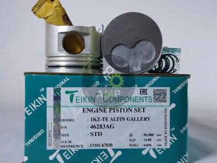 Поршни стандартные (к-кт на мотор) Toyota 1KZ-TE Alfin Gallery TEIKIN 46283AGSTD