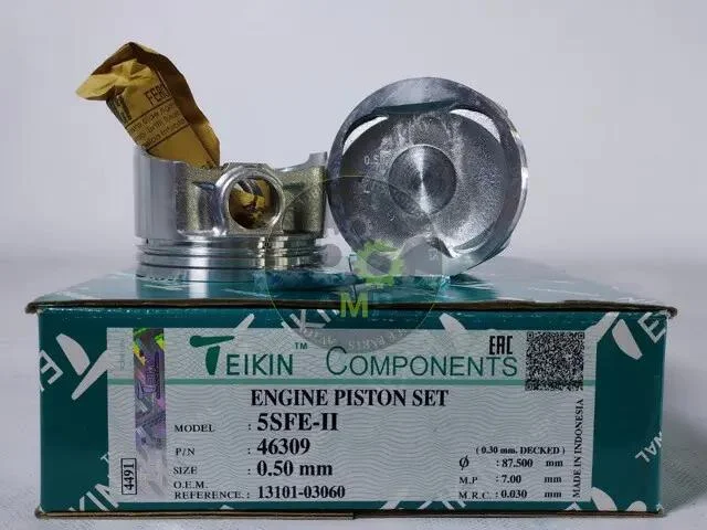 Поршни +0.50mm (к-кт на мотор) 5S-FE 2,2L Toyota Camry V20, Solara TEIKIN 46309050 (фото 1)