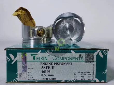 Поршни +0.50mm (к-кт на мотор) 5S-FE 2,2L Toyota Camry V20, Solara TEIKIN 46309050