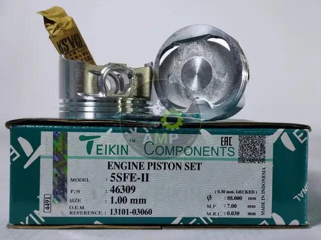 Поршни ремонт (+1.00мм) (к-кт на мотор) 5S-FE 2,2L Toyota Camry V20, Solara TEIKIN 46309100 (фото 1)