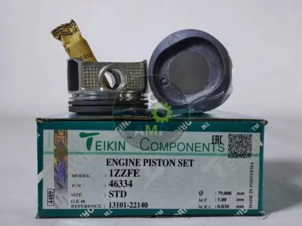 Поршни STD (к-кт на мотор) 1ZZ-FE Toyota Corolla, Celica, RAV-4 TEIKIN 46334STD
