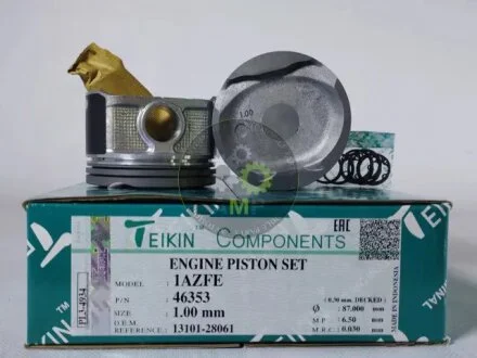 Поршни ремонт (+1.00мм) (к-кт на мотор) 1AZ-FE Avensis, Camry, RAV-4 TEIKIN 46353100