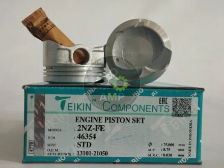 Поршни стандарт (STD) (к-кт на мотор) Toyota 2NZ-FE TEIKIN 46354STD