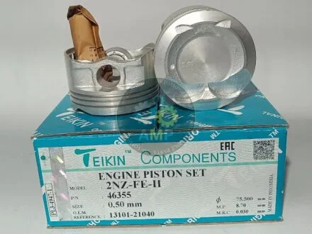 Поршни ремонт +0.50mm(к-кт на мотор) Toyota 2NZ-FE-II TEIKIN 46355050
