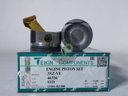 Поршни стандарт (STD) (к-кт на мотор) 3SZ-VE Daihatsu Materia, Terios TEIKIN 46356STD