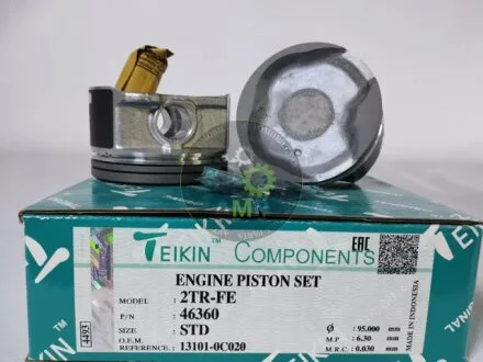 Поршни STD (к-кт на мотор) 2TR-FE 2,7L Toyota Land Cruiser Prado, 4runner, Fortuner TEIKIN 46360STD