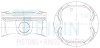 Поршни ремонт +0.25mm (к-кт на мотор) 2GR-FE 3,5L Toyota Camry, RAV-4, Venza, Lexus ES350 TEIKIN 46363025 (фото 1)