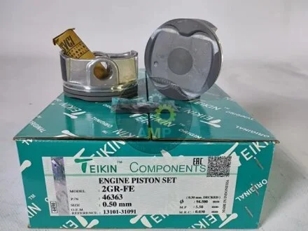 Поршни ремонт +0.50mm (к-кт на мотор) 2GR-FE 3,5L Toyota Camry, RAV-4, Venza, Lexus ES350 TEIKIN 46363050