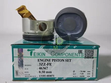 Поршни ремонт (+0.50мм) (к-кт на мотор) Toyota 3ZZ-FE TEIKIN 46367050
