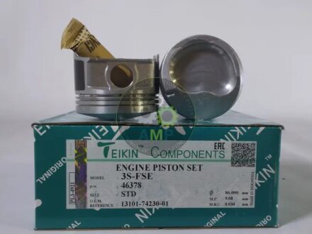 Поршни стандарт (STD) (к-кт на мотор) Toyota 3S-FSE TEIKIN 46378STD