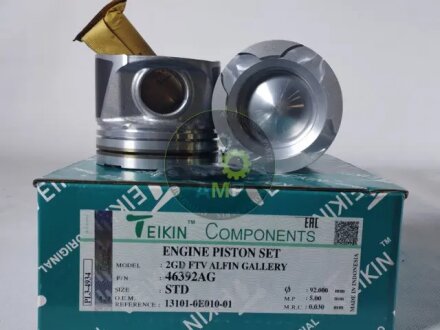 Поршни стандартные (к-кт на мотор) Toyota 2GD-FTV 2,4L Diesel TEIKIN 46392AGSTD